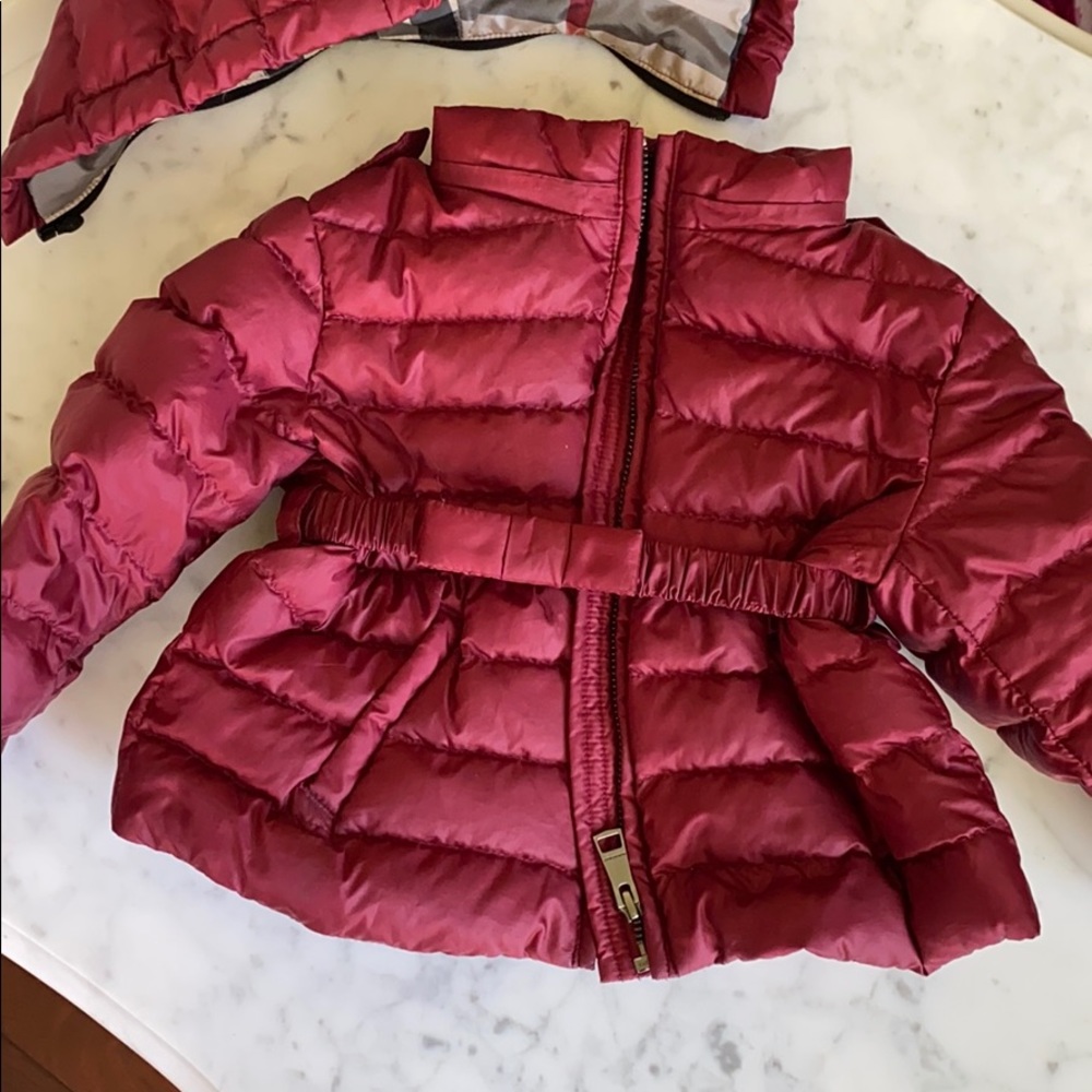 Burberry Quilted Puffer Baby Jacket Winter - Picture 7 of 8